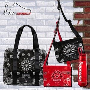 Brand New Supreme Bags/Glass Bottle